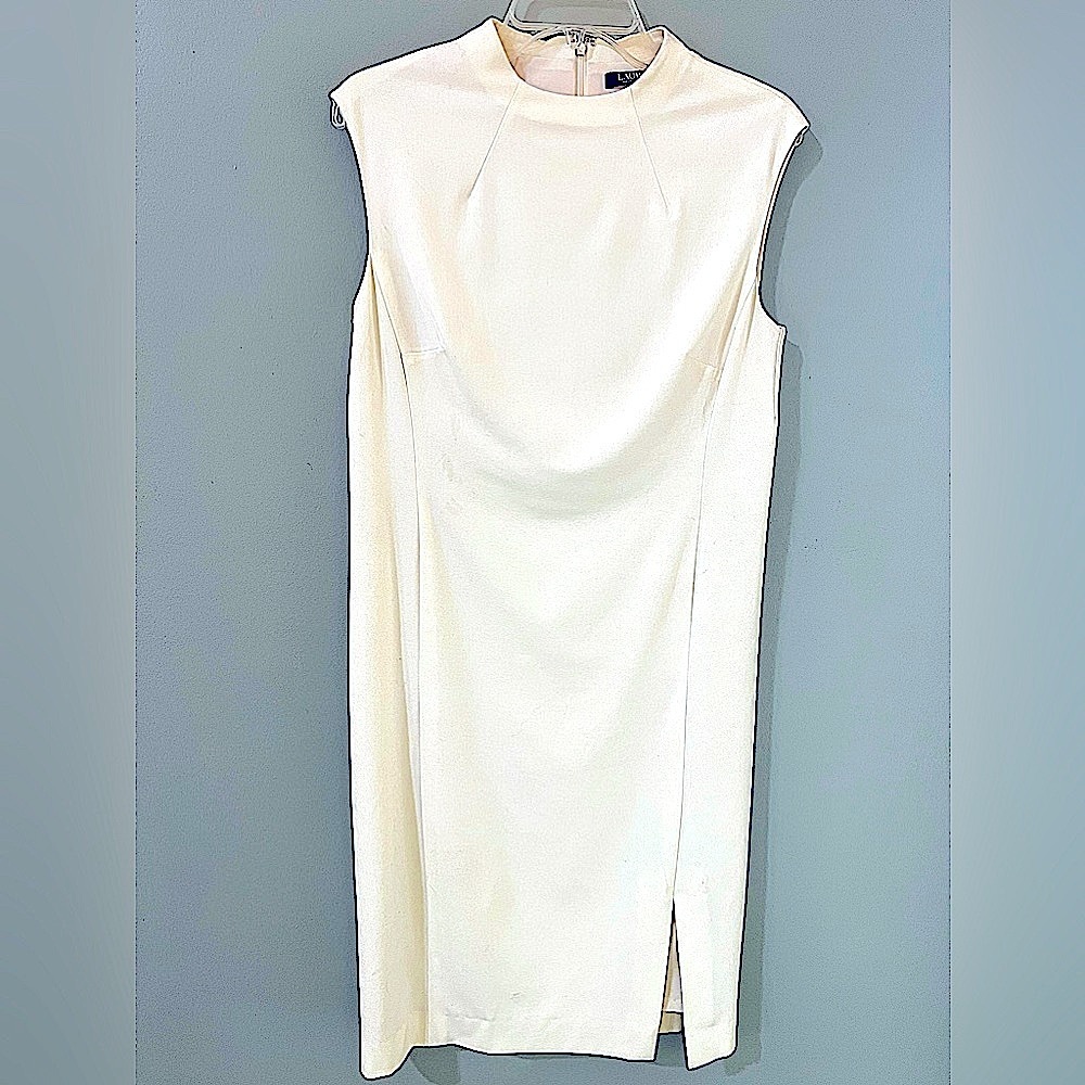 Ralph Lauren classic cream Aline dress size 10
